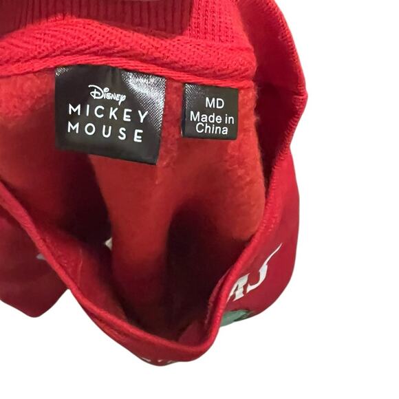 Disney's Mickey Mouse Kohl's Juniors' Holiday Crewneck Graphic Pullover SZ M NWT - Picture 4 of 11